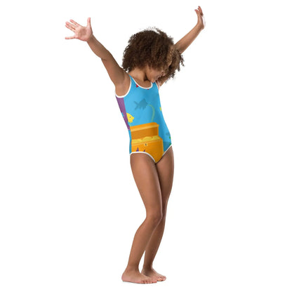 Comfortable Fit Deep Fade Kids Swimsuit - IVORYNN