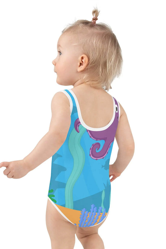 Comfortable Fit Deep Fade Kids Swimsuit - IVORYNN
