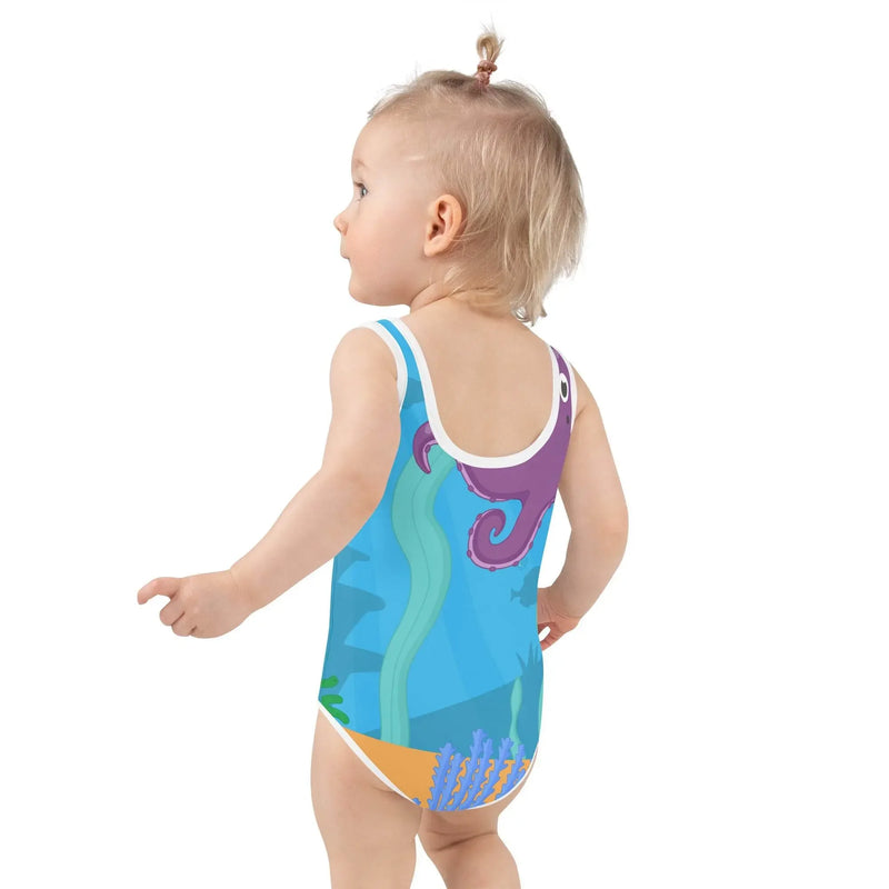 Comfortable Fit Deep Fade Kids Swimsuit - IVORYNN
