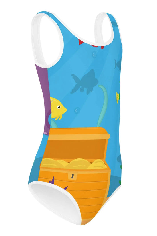 Comfortable Fit Deep Fade Kids Swimsuit - IVORYNN