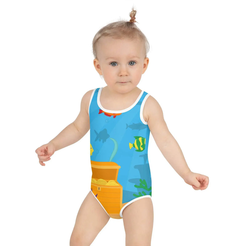 Comfortable Fit Deep Fade Kids Swimsuit - IVORYNN