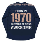 Comfortable Navy hockey fan Sports jersey - IVORYNN