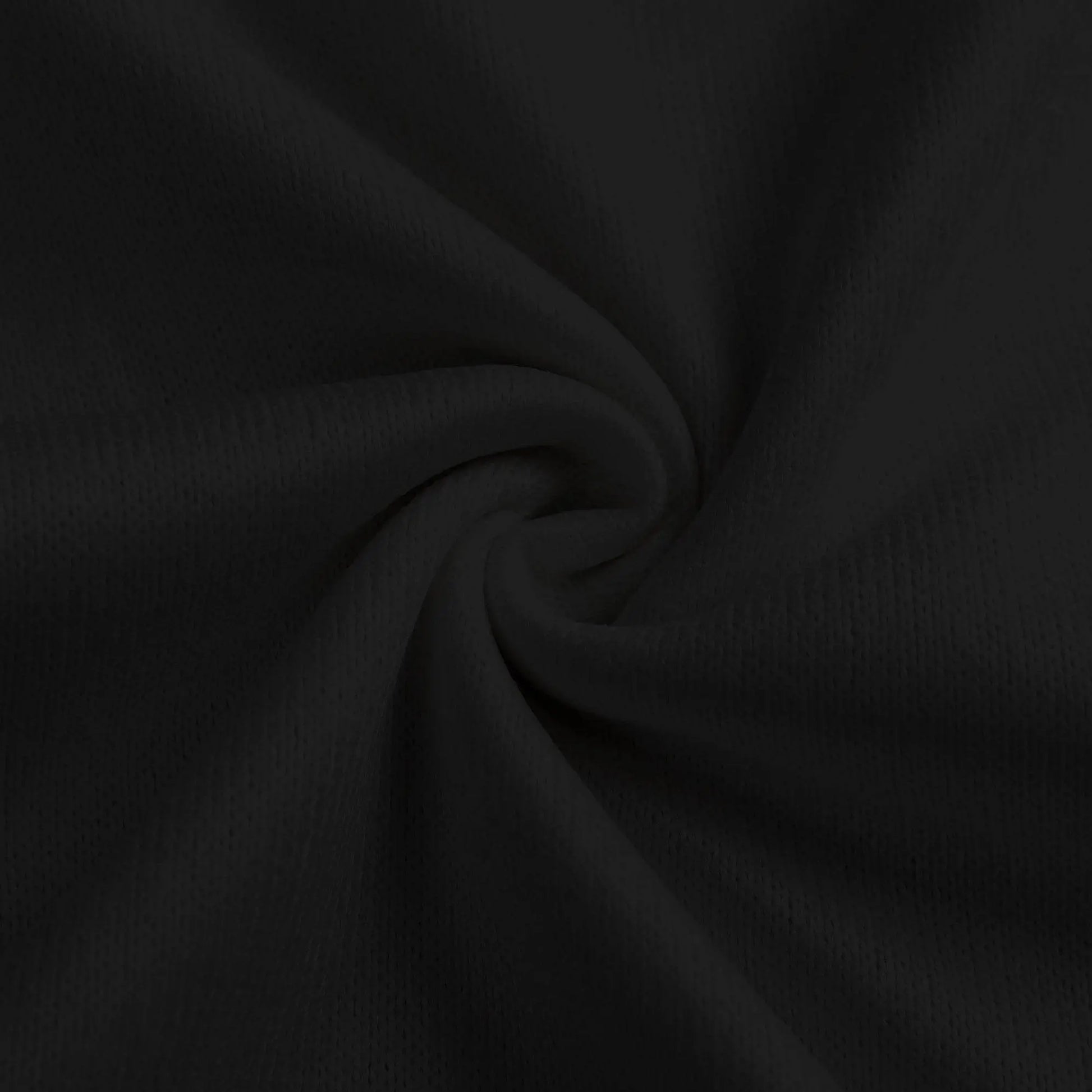Cozy Black Kid's Plush Windbreaker - IVORYNN