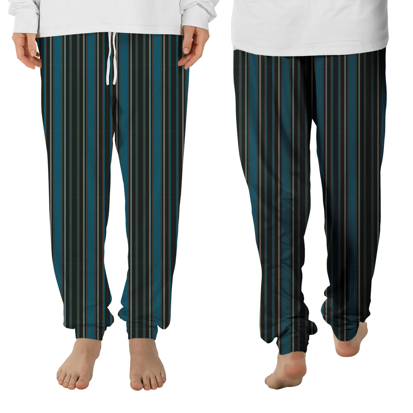 Cozy Plaid Raglan Pajama Pants - IVORYNN