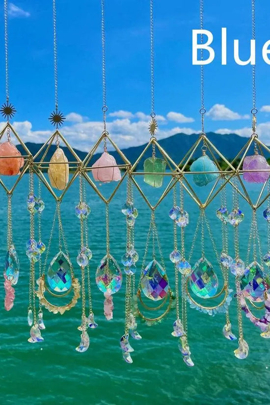 Crystal Hanging Sun Catcher Aurora Gem Prism - IVORYNN