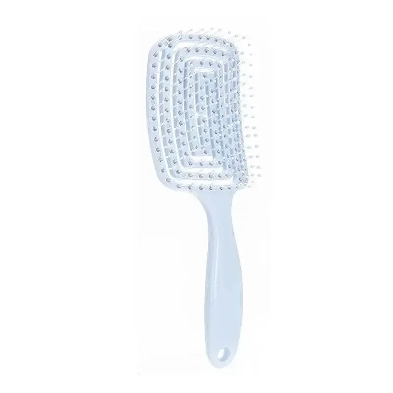 Curved Vent Massage Square Hair Brush - IVORYNN