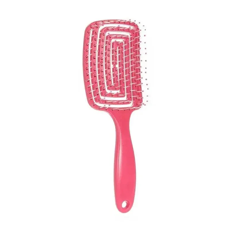 Curved Vent Massage Square Hair Brush - IVORYNN