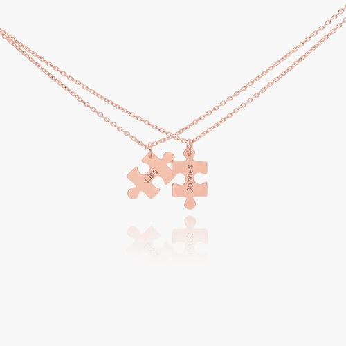 Customize Name Couble Puzzle Necklace - IVORYNN