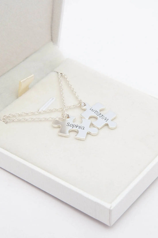 Customize Name Couble Puzzle Necklace - IVORYNN