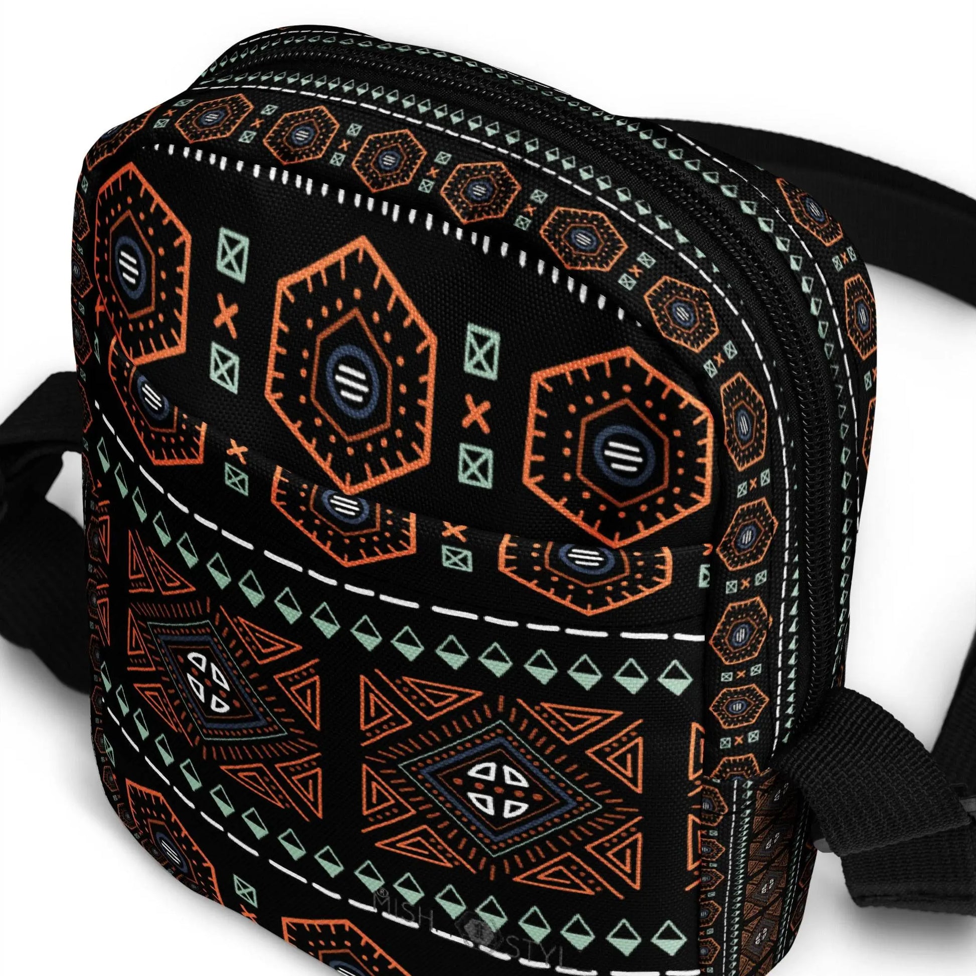 Decoration Utility crossbody Black bag - IVORYNN