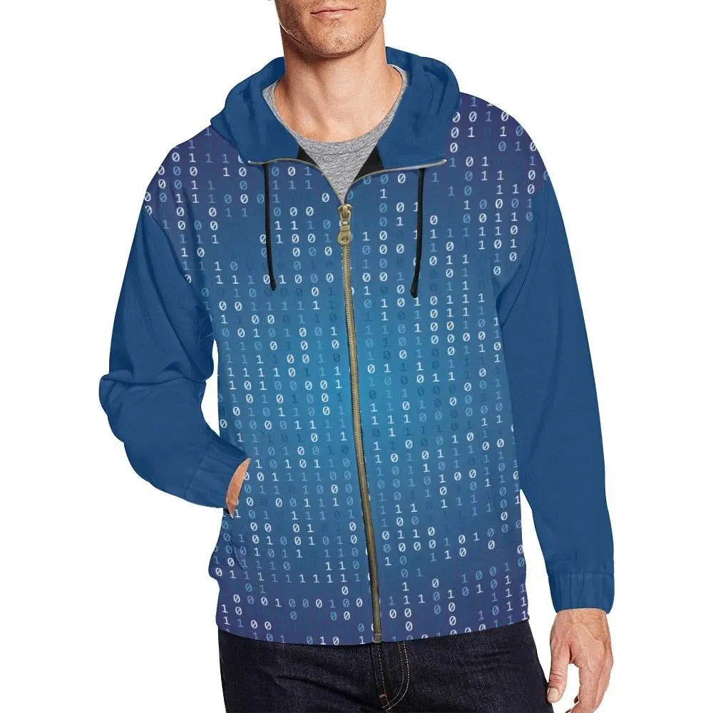 Digital Classic Zip Hoodie - IVORYNN