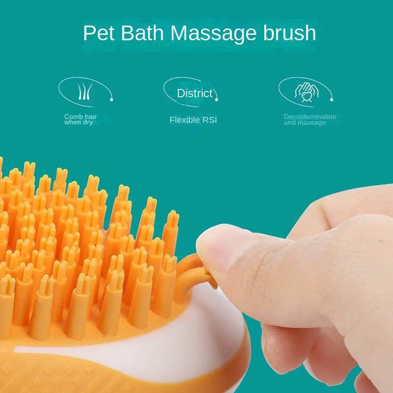 Dog Cat Bath Brush 2-in-1 - IVORYNN
