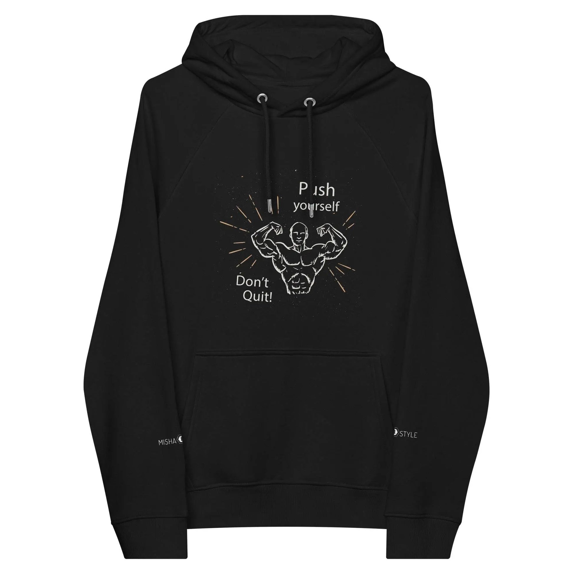 Don't Quit eco raglan Men hoodie - IVORYNN