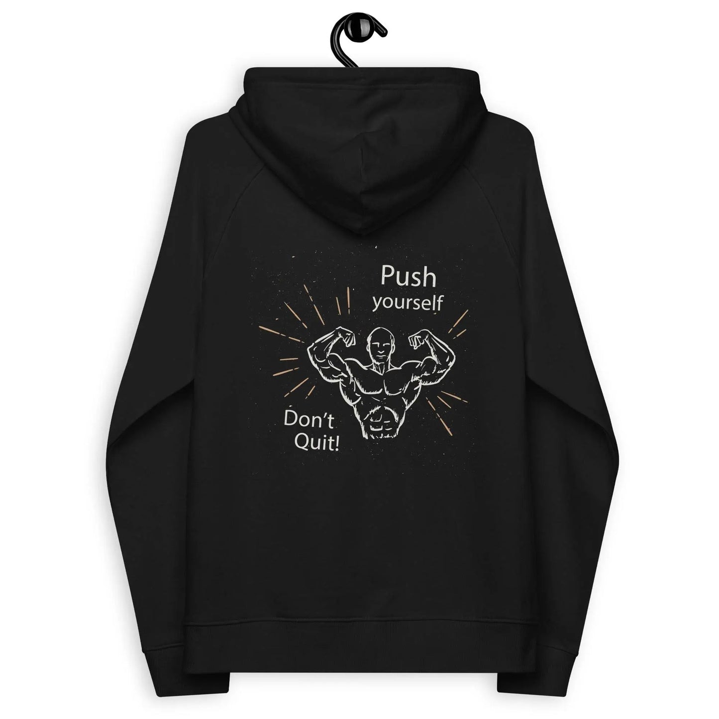 Don't Quit eco raglan Men hoodie - IVORYNN