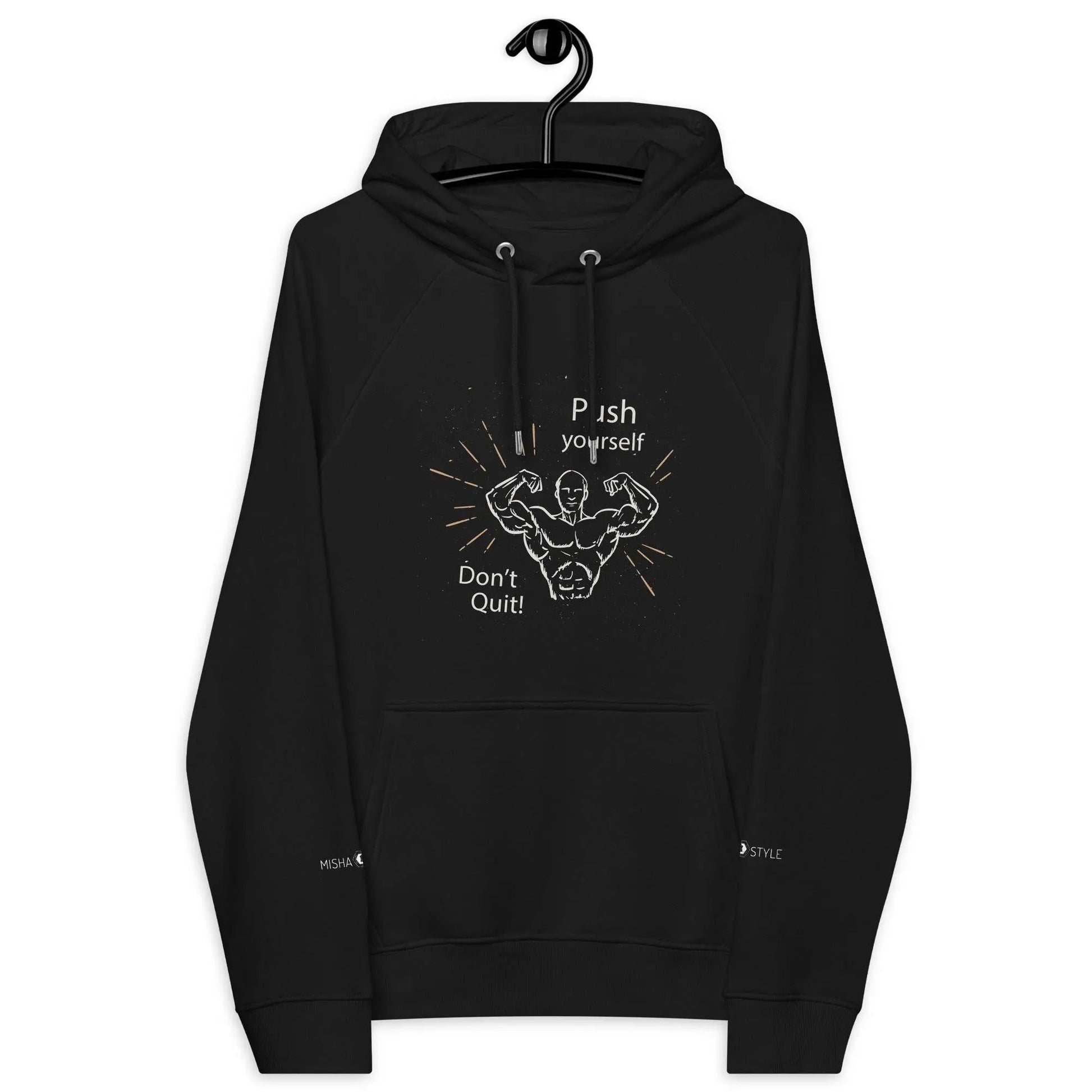 Don't Quit eco raglan Men hoodie - IVORYNN