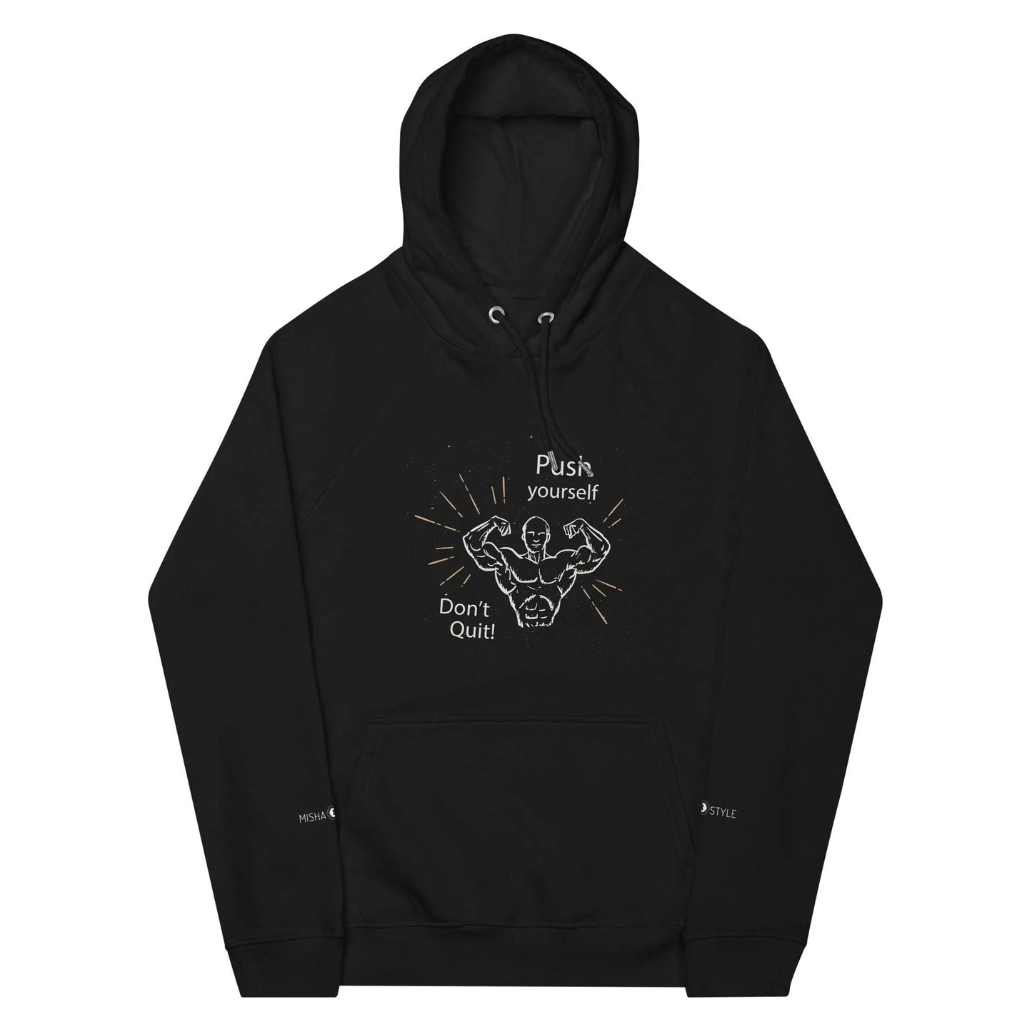Don't Quit eco raglan Men hoodie - IVORYNN