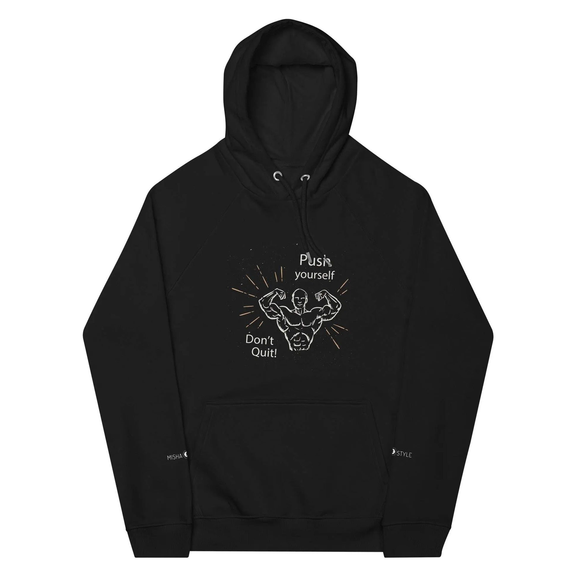 Don't Quit eco raglan Men hoodie - IVORYNN
