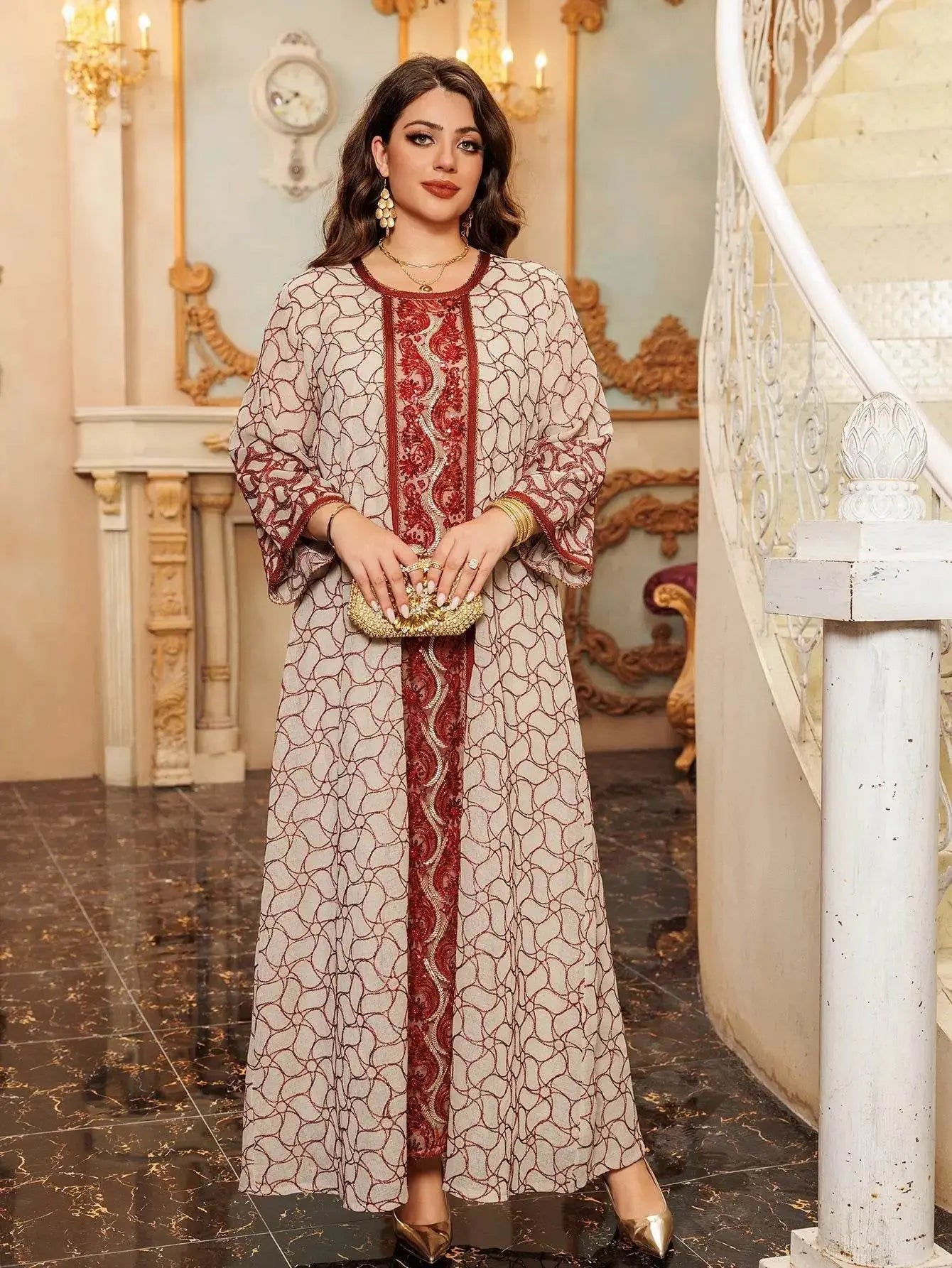 Eid & Ramadan Turkish Luxury Jalabiya - IVORYNN