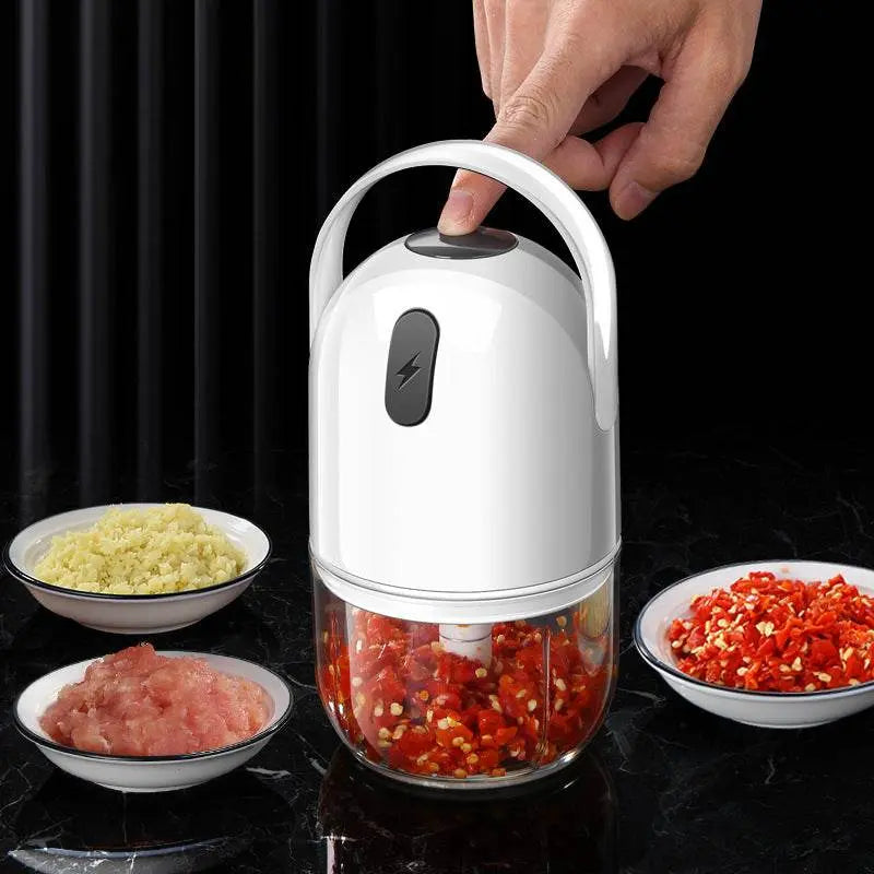 Electric Garlic Masher Large-capacity Garlic Press - IVORYNN