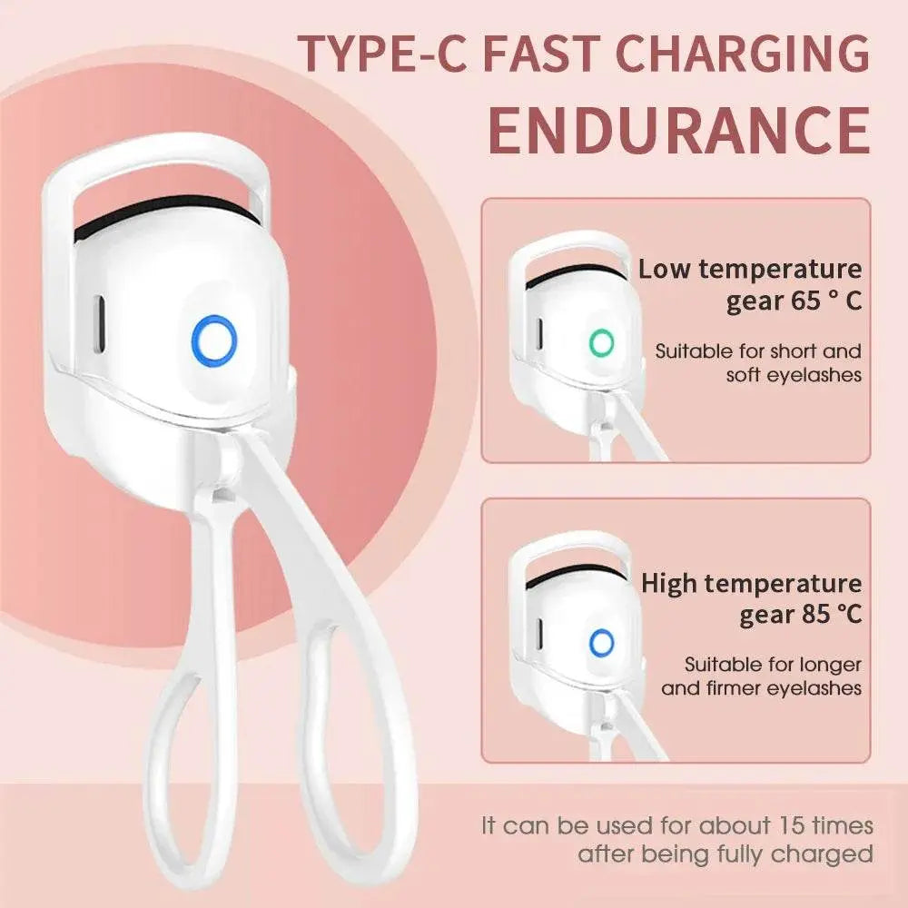 Electric Heated Eyelash Control Charging Curler - IVORYNN