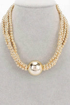 Elegance Beaded Multi Ccb Necklace - IVORYNN