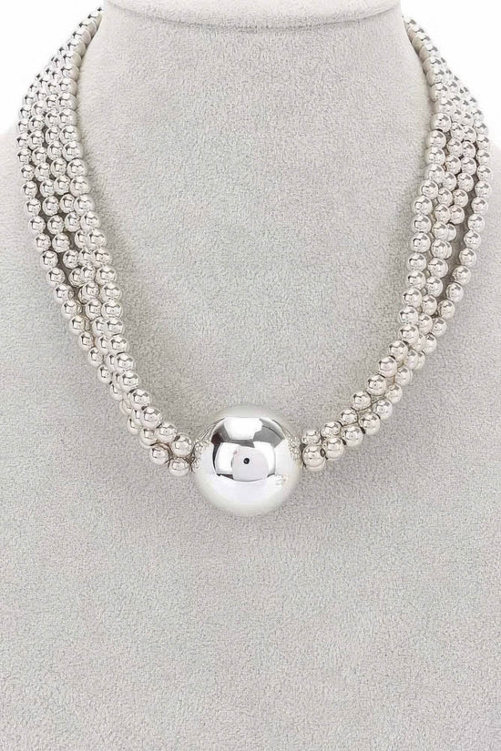 Elegance Beaded Multi Ccb Necklace - IVORYNN