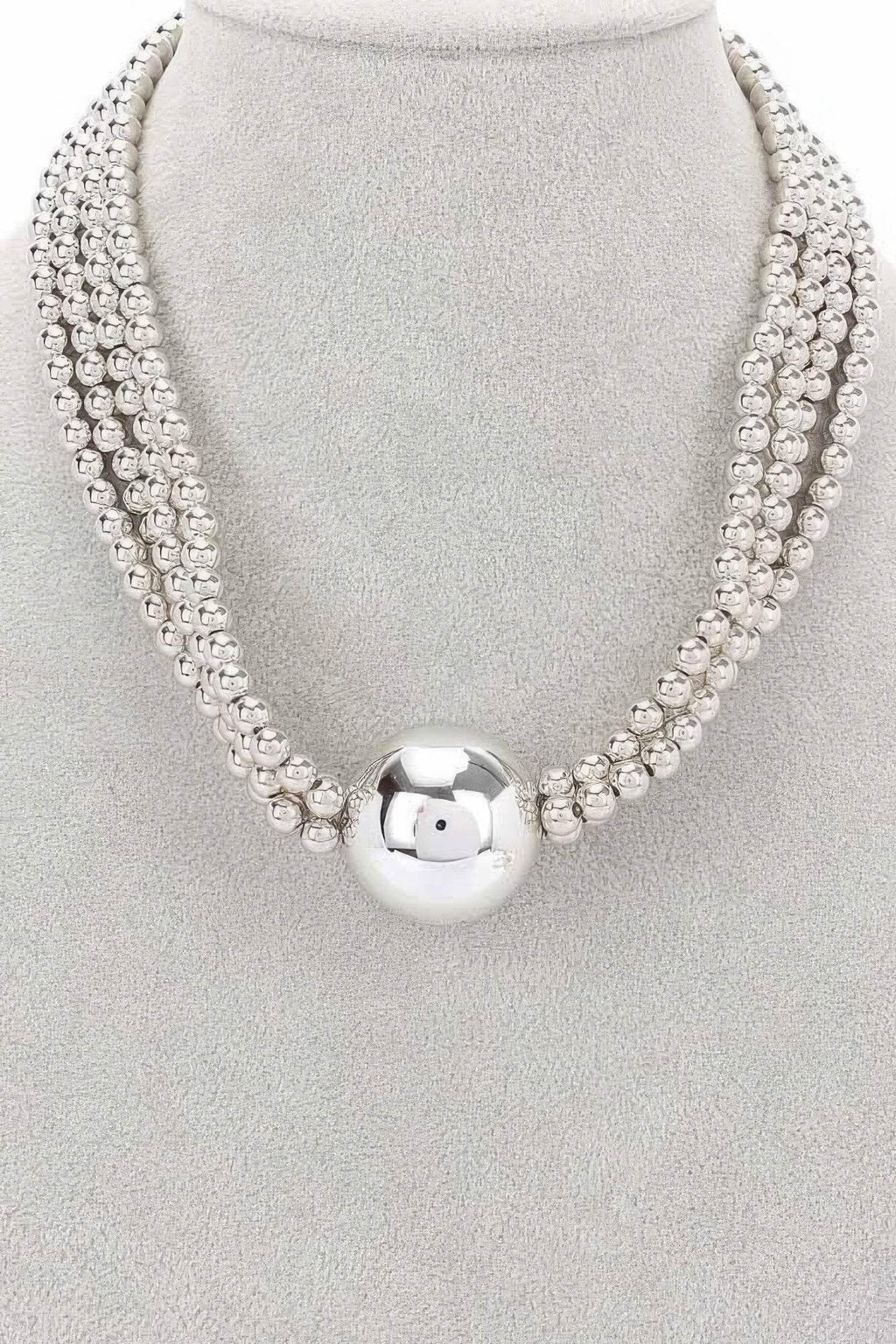 Elegance Beaded Multi Ccb Necklace - IVORYNN