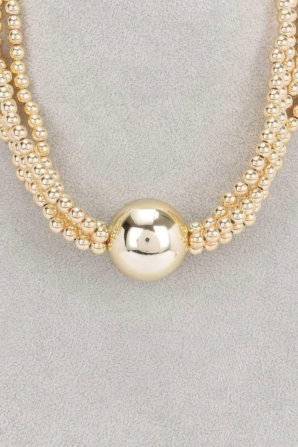 Elegance Beaded Multi Ccb Necklace - IVORYNN