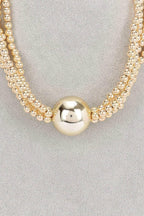 Elegance Beaded Multi Ccb Necklace - IVORYNN