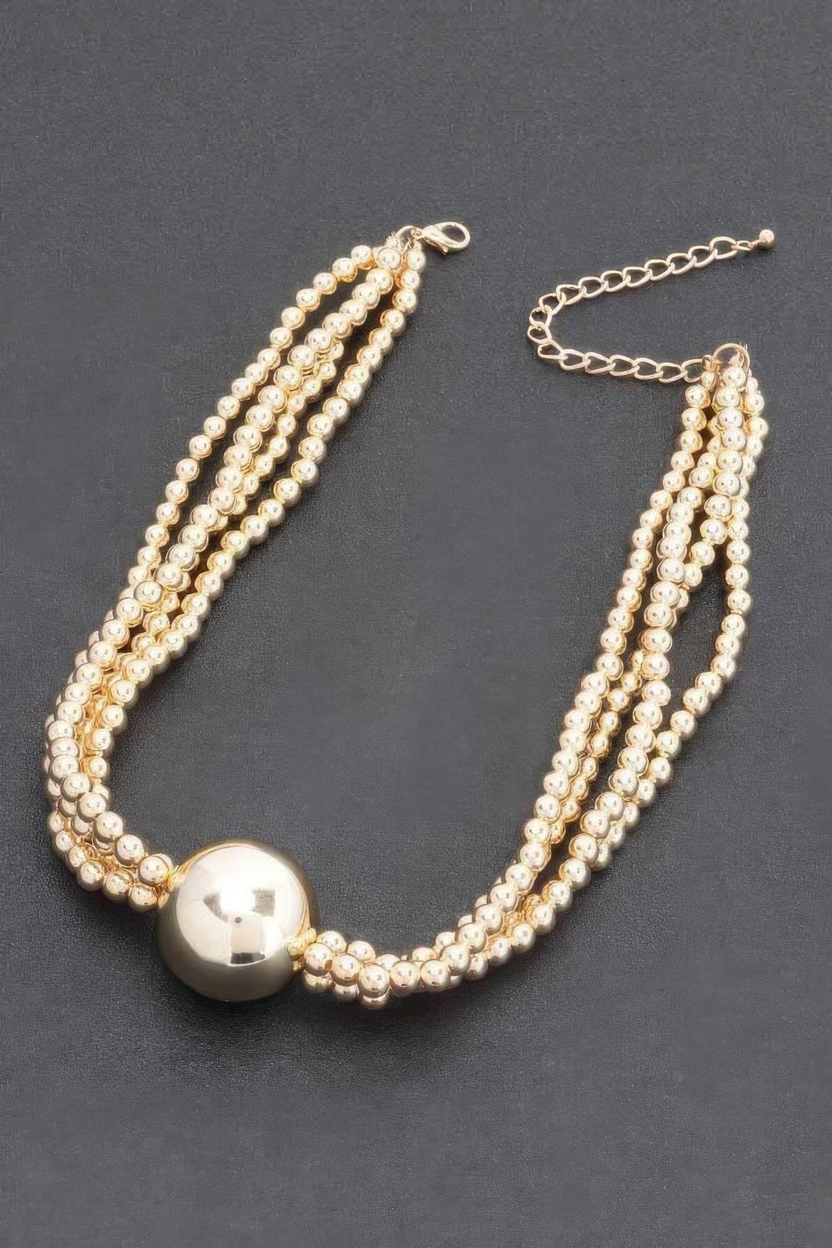 Elegance Beaded Multi Ccb Necklace - IVORYNN