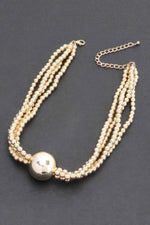 Elegance Beaded Multi Ccb Necklace - IVORYNN
