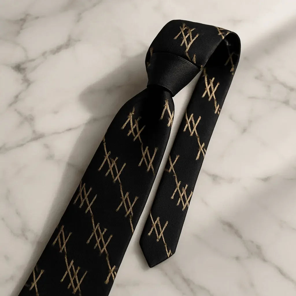 Elegant Luxury Men's Tie NN - IVORYNN