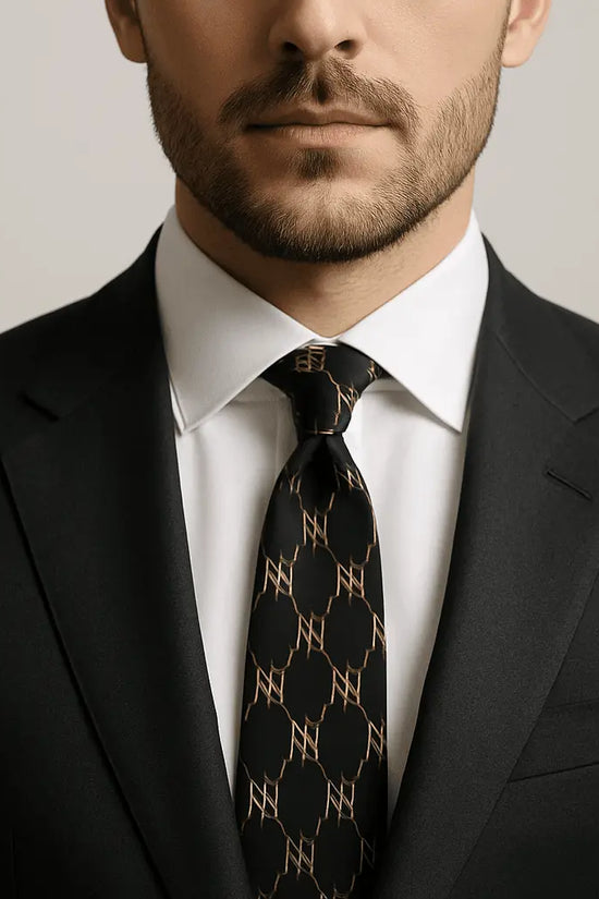 Elegant Luxury Men's Tie NN - IVORYNN