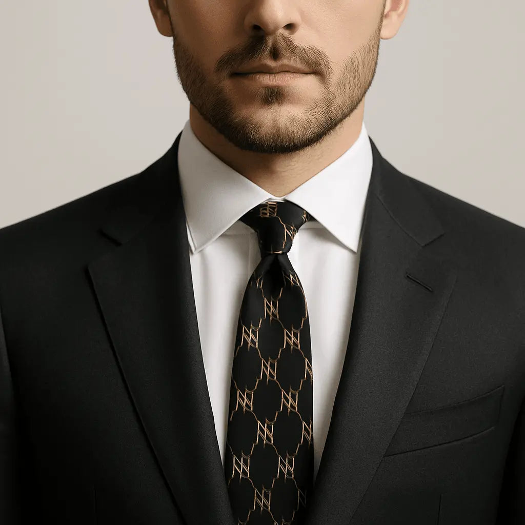 Elegant Luxury Men's Tie NN - IVORYNN