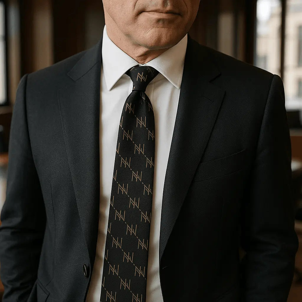 Elegant Luxury Men's Tie NN - IVORYNN