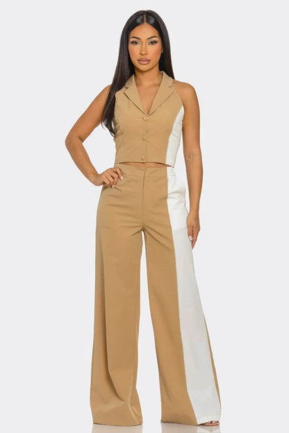 Elegant in 2 Pcs Color Nude Set - IVORYNN