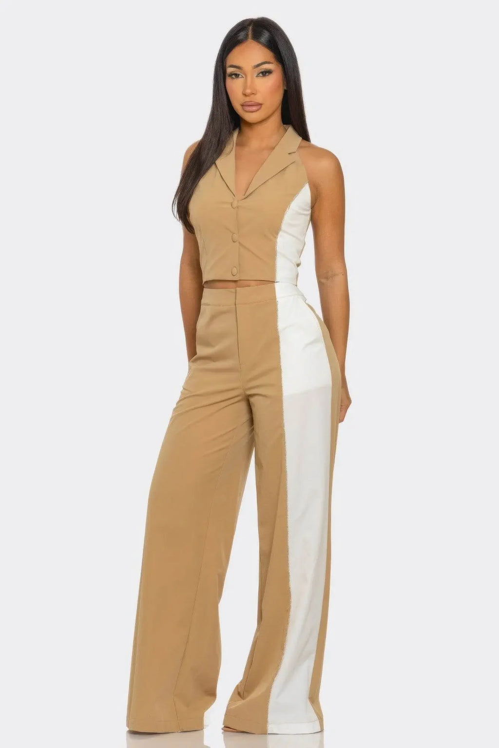 Elegant in 2 Pcs Color Nude Set - IVORYNN