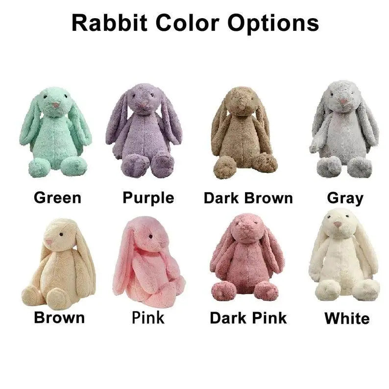 Embroidered Bunny Rabbit oft Plush Toy - IVORYNN