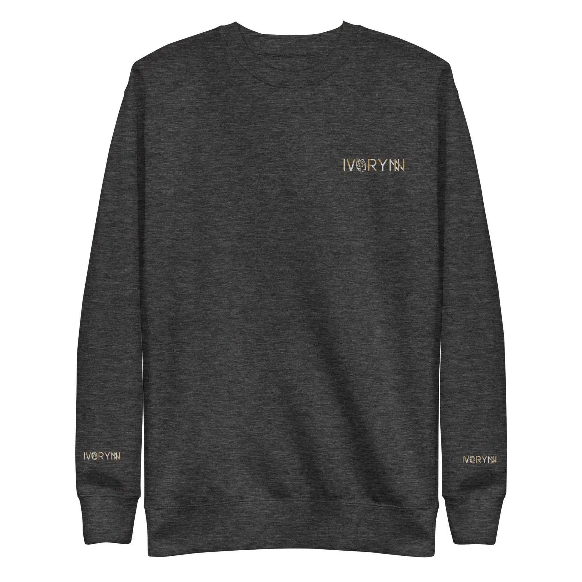 Essential Men Comfort Premium Charcoal Heather Sweatshirt - IVORYNN