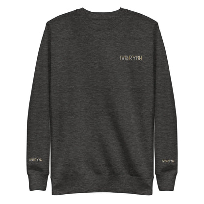 Essential Men Comfort Premium Charcoal Heather Sweatshirt - IVORYNN