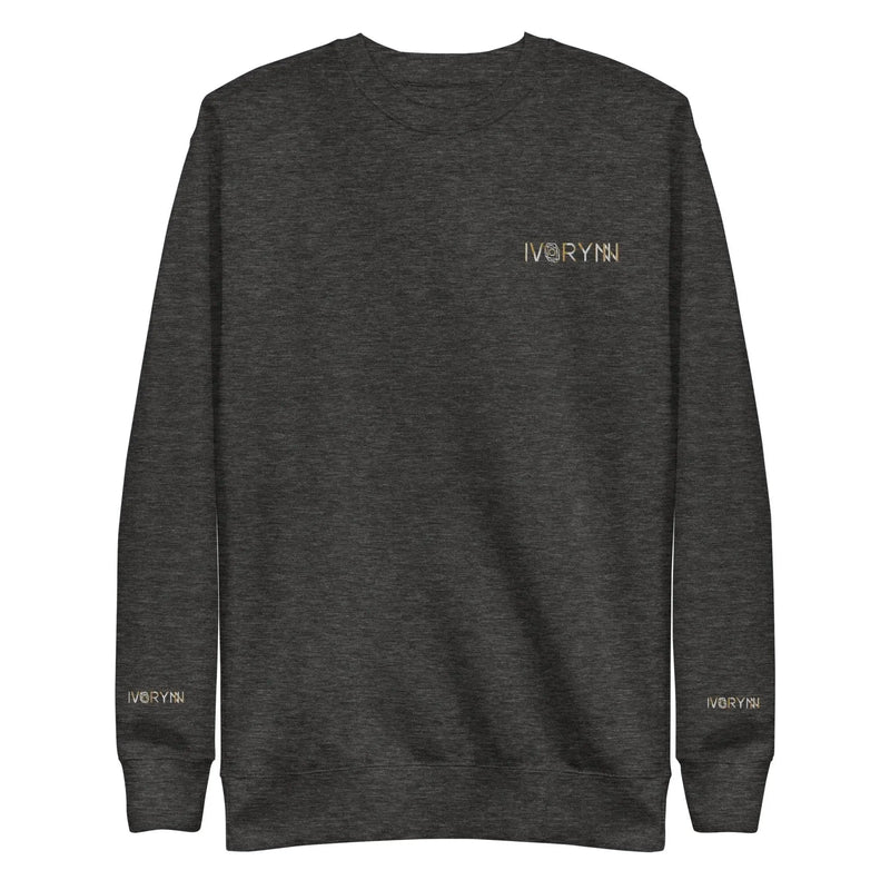 Essential Men Comfort Premium Charcoal Heather Sweatshirt - IVORYNN