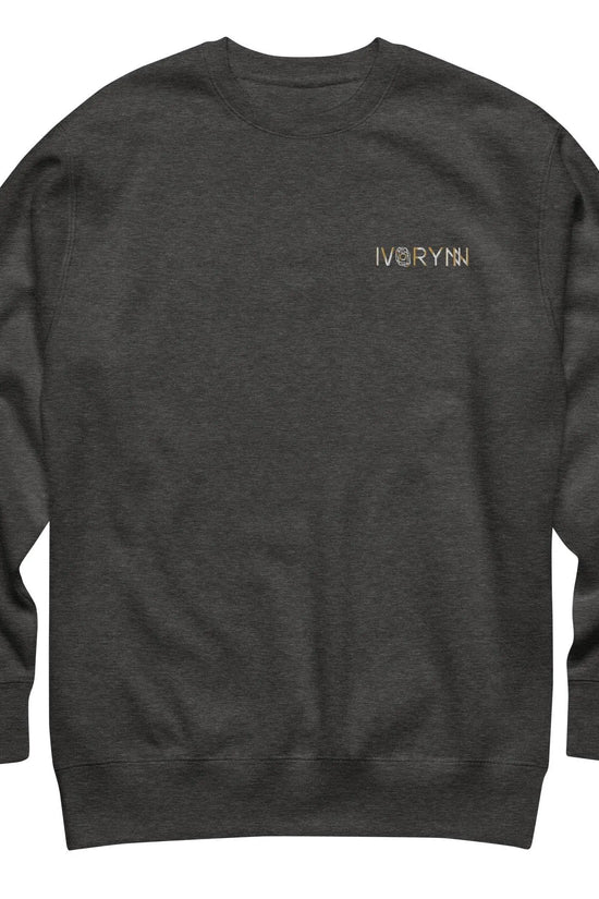 Essential Men Comfort Premium Charcoal Heather Sweatshirt - IVORYNN