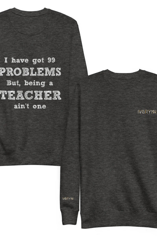 Essential Men Comfort Premium Charcoal Heather Sweatshirt - IVORYNN