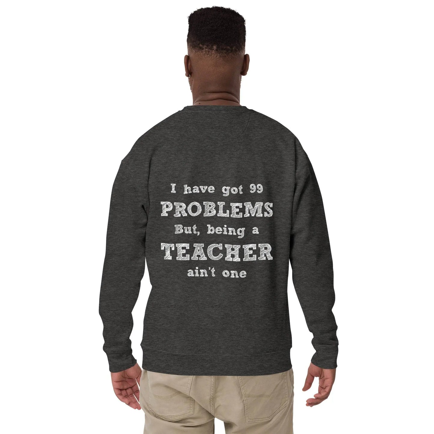 Essential Men Comfort Premium Charcoal Heather Sweatshirt - IVORYNN