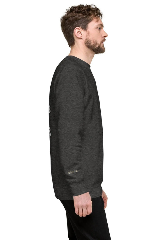 Essential Men Comfort Premium Charcoal Heather Sweatshirt - IVORYNN