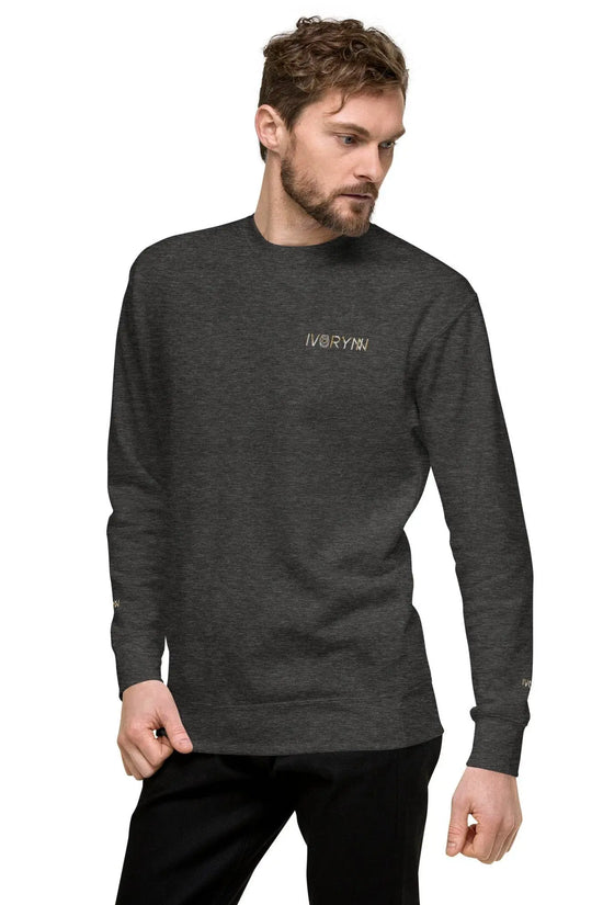 Essential Men Comfort Premium Charcoal Heather Sweatshirt - IVORYNN