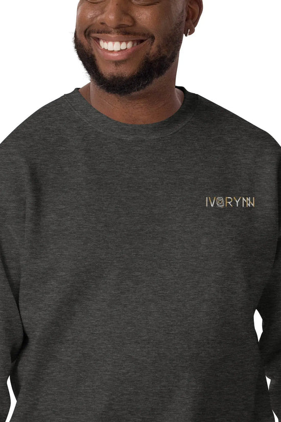Essential Men Comfort Premium Charcoal Heather Sweatshirt - IVORYNN