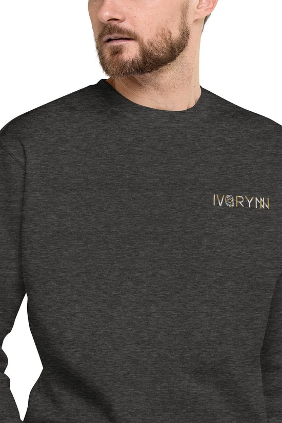 Essential Men Comfort Premium Charcoal Heather Sweatshirt - IVORYNN