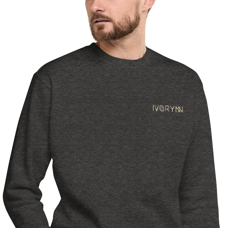 Essential Men Comfort Premium Charcoal Heather Sweatshirt - IVORYNN