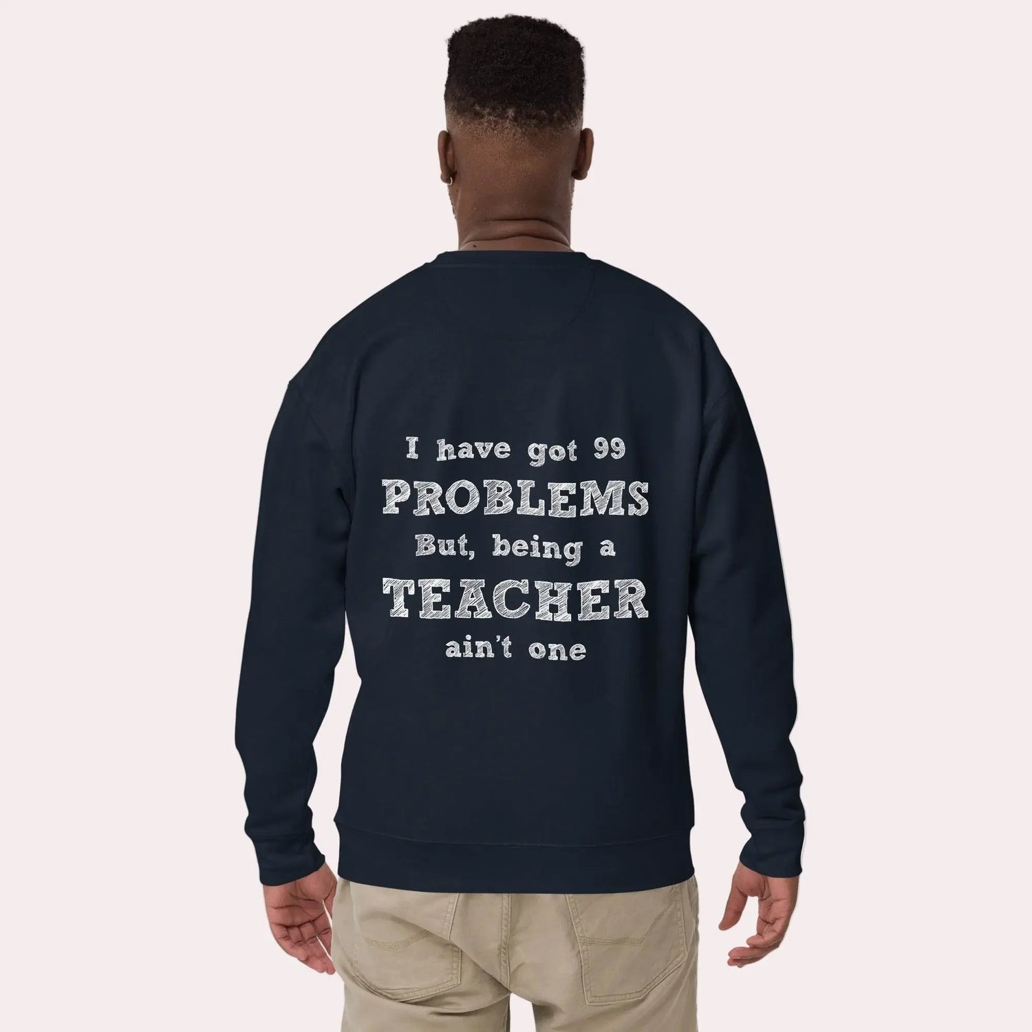 Essential Men Comfort Premium Navy Sweatshirt - IVORYNN